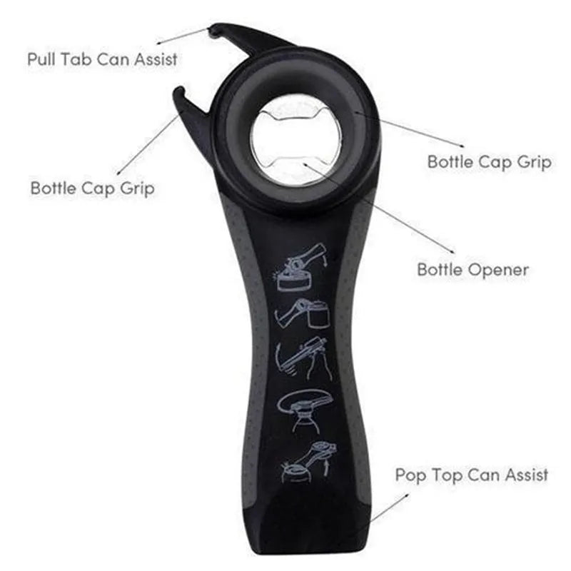 5 In 1 Multifunction All In One Bottle Opener