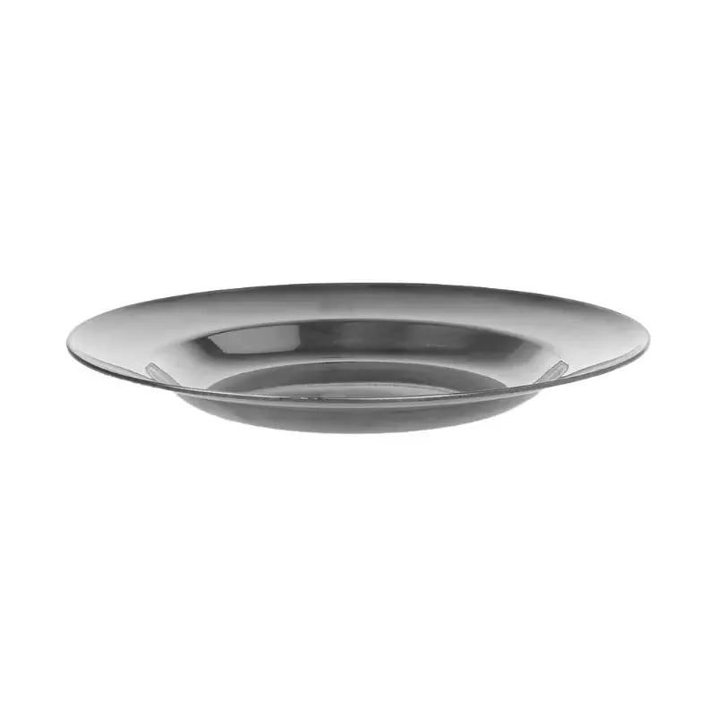 Stainless Steel Round Dinner Plate 16-24cm