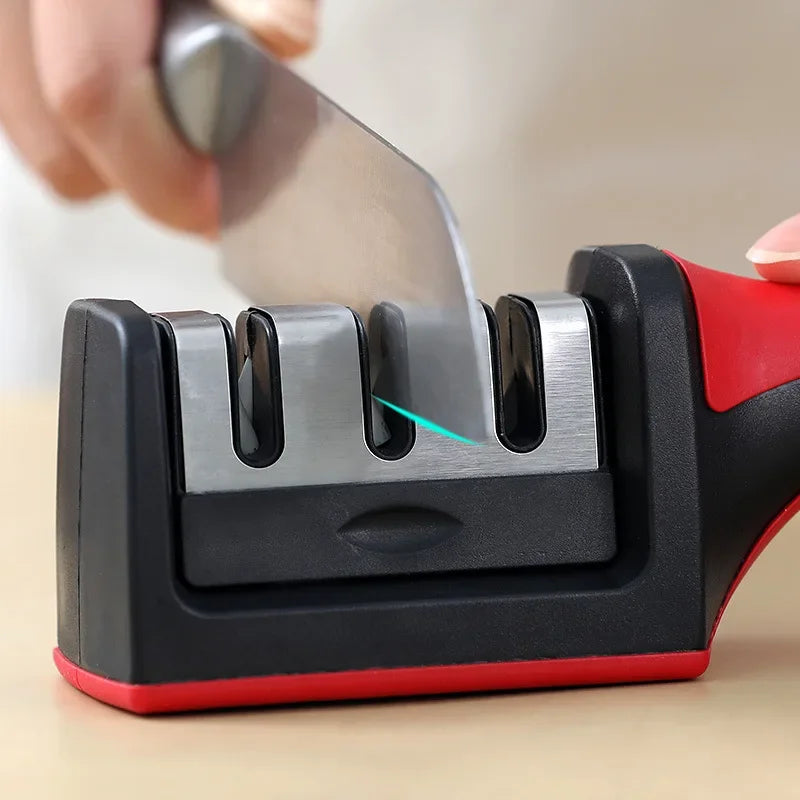 Level 3 Quick Sharpening Tool Knife Sharpener With Anti-slip Base