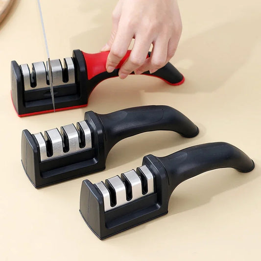 Level 3 Quick Sharpening Tool Knife Sharpener With Anti-slip Base